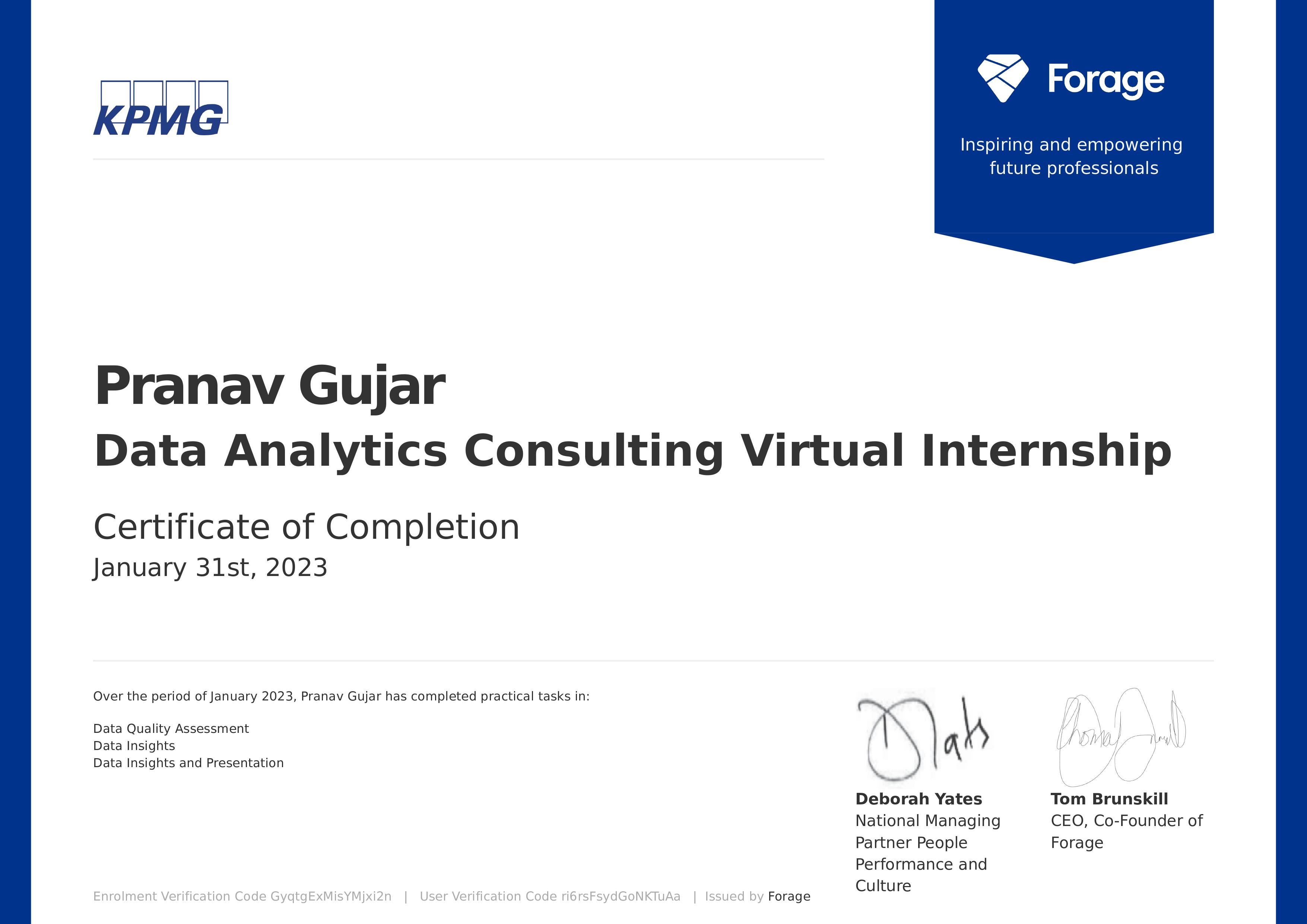 KPMG Virtual Internship